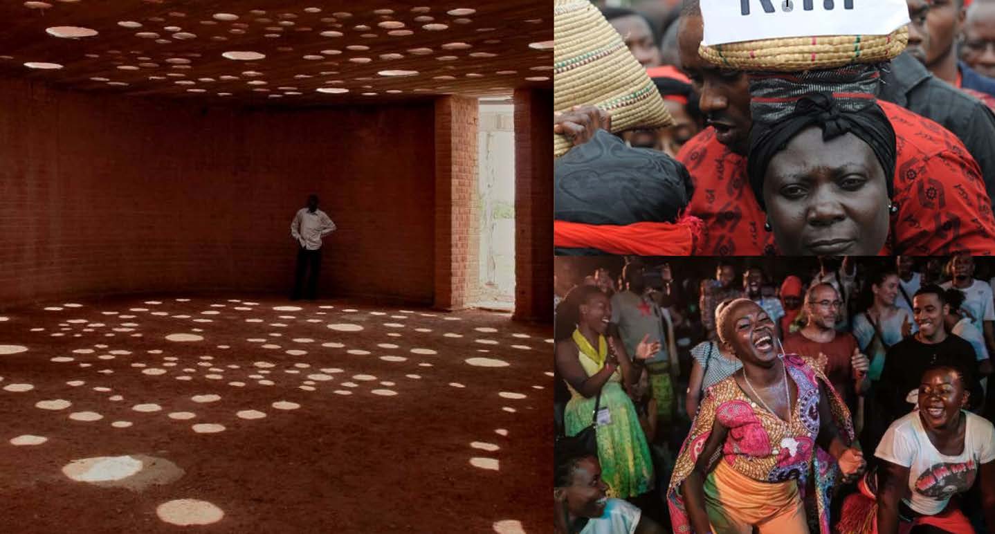 Visual mood board — architecture and community in Ghana